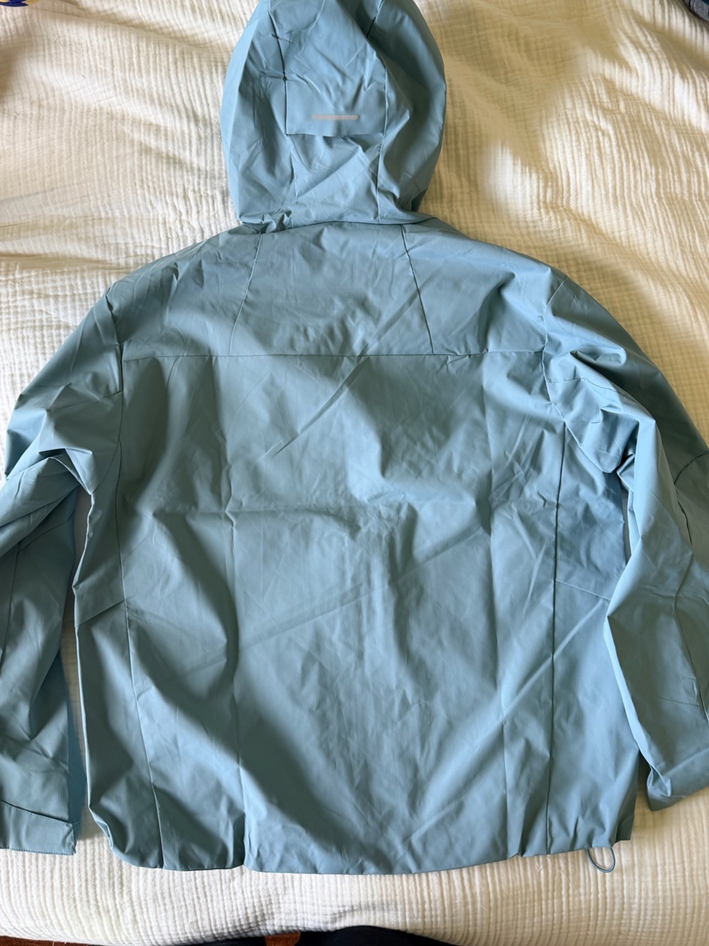 GONGGAR AshNest - Unisex Windproof & Waterproof Hard Shell Jacket in Sky Blue - Picture 13 of 14